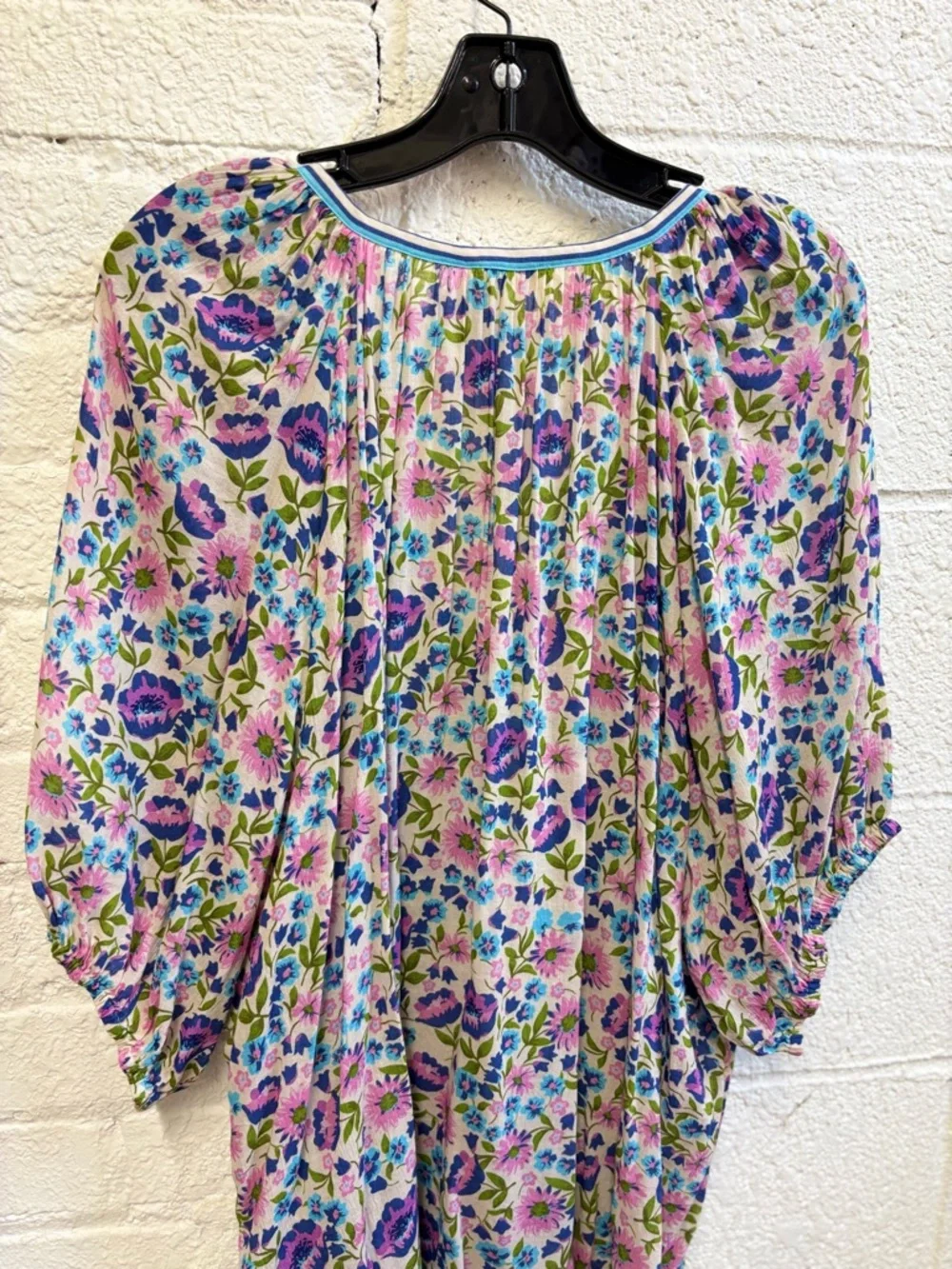 Spell Floral Impala Lily Short Sleeve Blouse